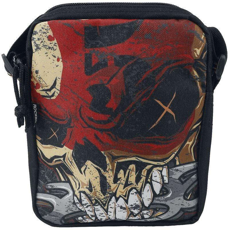 Gothicana By Emp "Rocksax - The Way Of The Fist" Shoulder Bag Black By Five Finger Death Punch