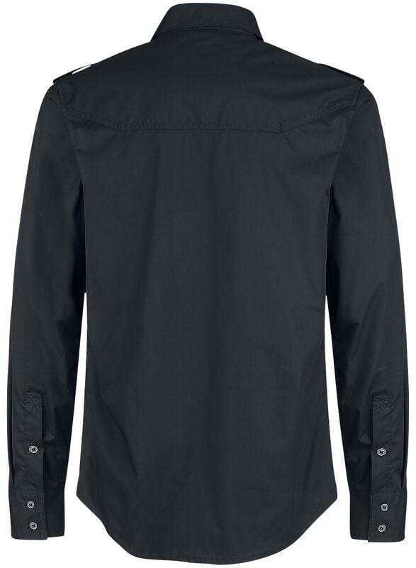 Gothicana By Emp "Rockstar Shirt Longsleeve" Longsleeve Black By Brandit