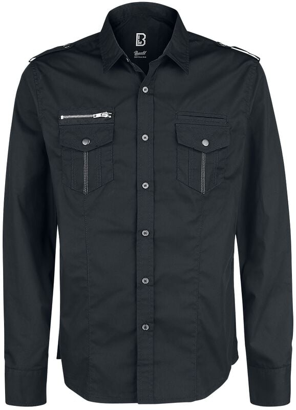 gothicana by emp "Rockstar Shirt Longsleeve" Longsleeve black by Brandit