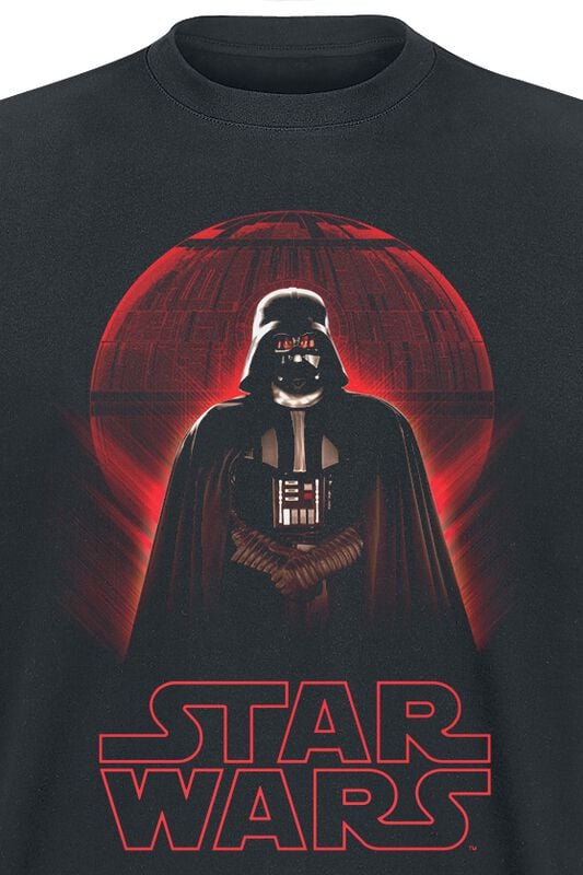 Gothicana By Emp "Rogue One - Darth Vader Death Star" T-Shirt Black By Star Wars