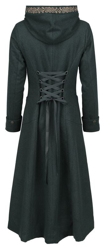 Gothicana By Emp "Rohirrim" Coats Green By The Lord Of The Rings