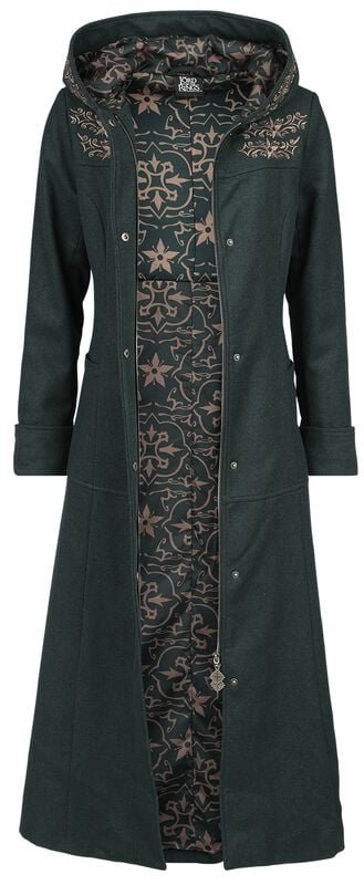 Gothicana By Emp "Rohirrim" Coats Green By The Lord Of The Rings