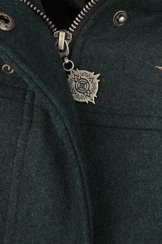 Gothicana By Emp "Rohirrim" Coats Green By The Lord Of The Rings