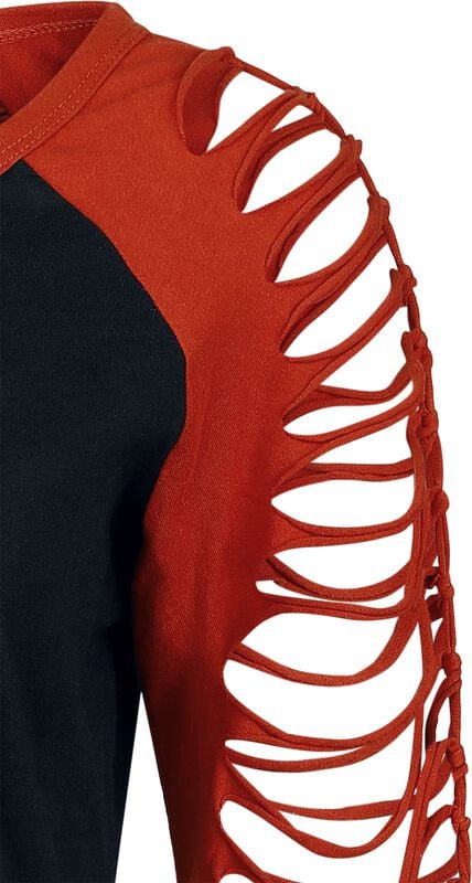 Gothicana By Emp "Rotes Licht" Long-sleeve Shirt Black-red By Rammstein
