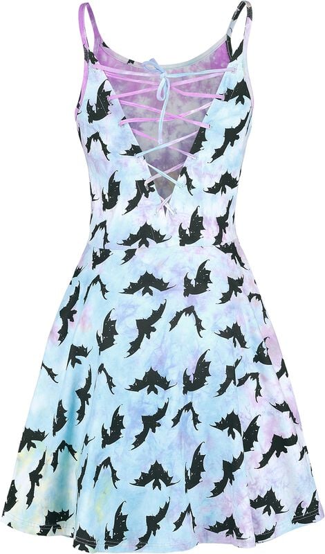 Gothicana By Emp "Rule The Night Dress" Mini Dress Multicolour By Heartless