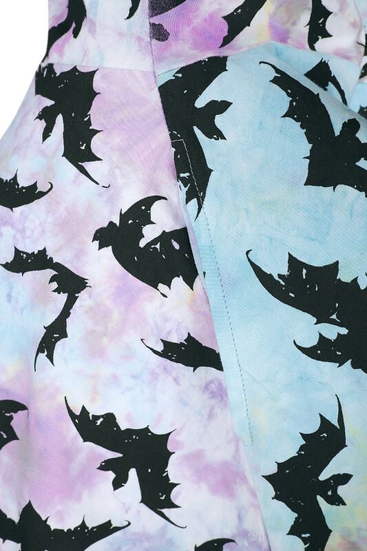 Gothicana By Emp "Rule The Night Dress" Mini Dress Multicolour By Heartless