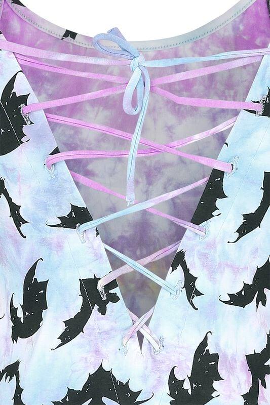 Gothicana By Emp "Rule The Night Dress" Mini Dress Multicolour By Heartless