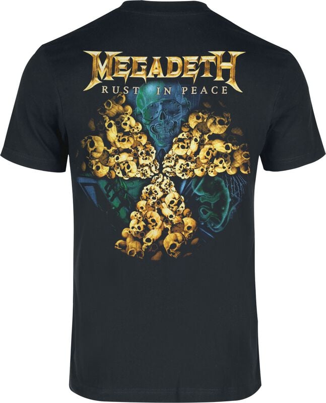 Gothicana By Emp "Rust In Peace - Heavyweight" T-Shirt Black By Megadeth