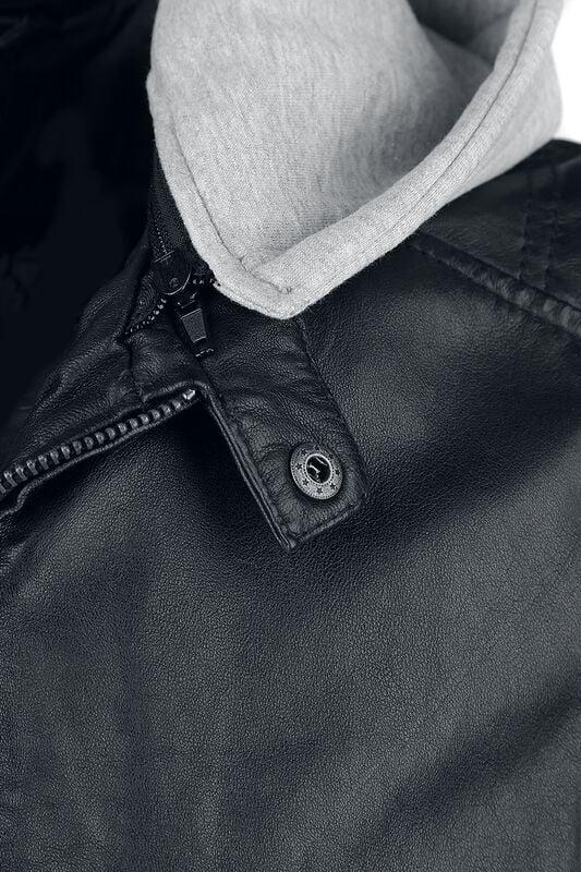 Gothicana By Emp "Rylo LAKEV" Leather Jacket Black By Mauritius