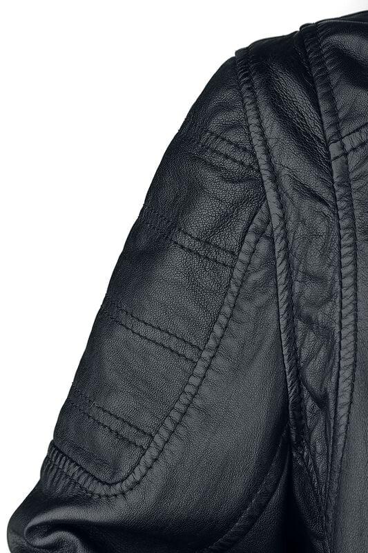 Gothicana By Emp "Rylo LAKEV" Leather Jacket Black By Mauritius