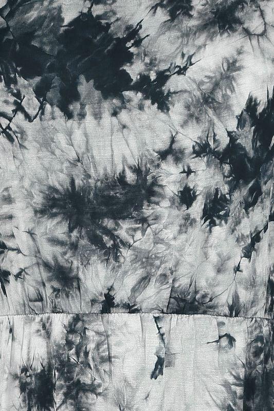 Gothicana By Emp "Saga Tie Dye" Mini Dress Grey By Innocent