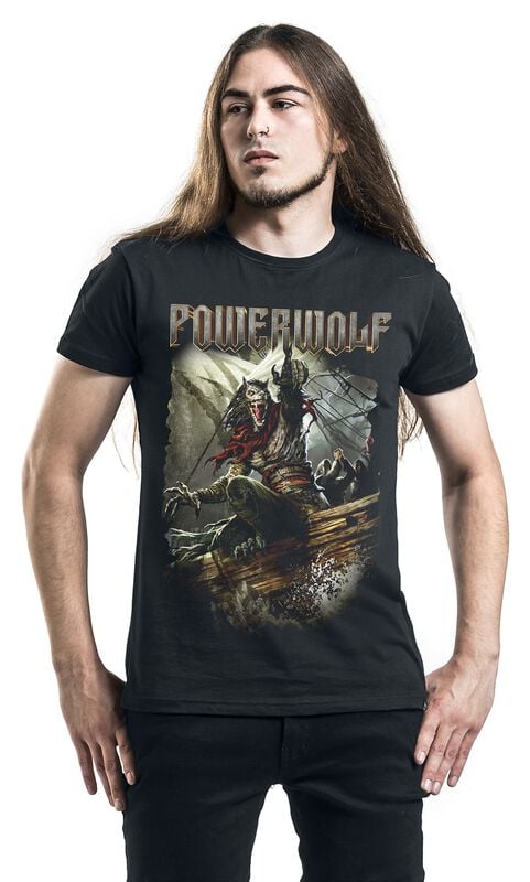Gothicana By Emp "Sainted By The Storm" T-Shirt Black By Powerwolf