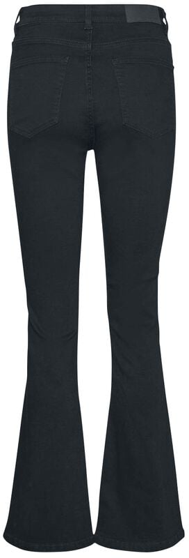 Gothicana By Emp "Sallie High Waist Flare Jeans" Jeans Black By Noisy May