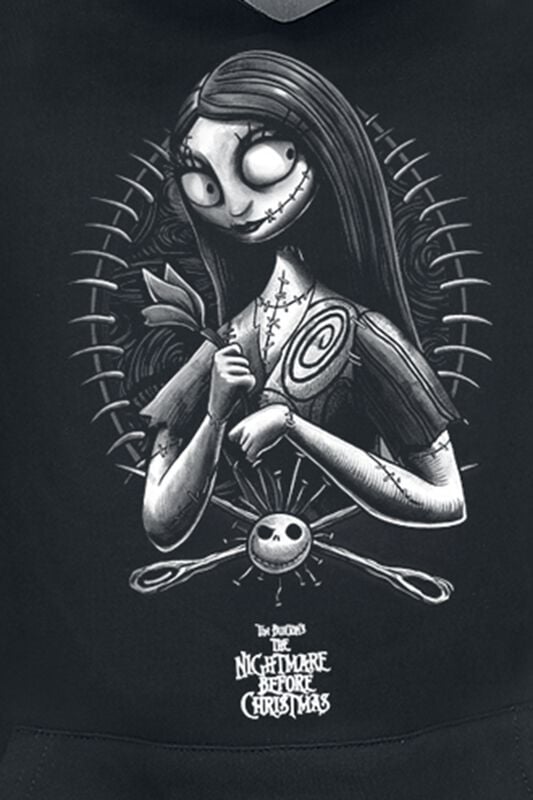 Gothicana By Emp "Sally" Hoodie Black-grey By The Nightmare Before Christmas