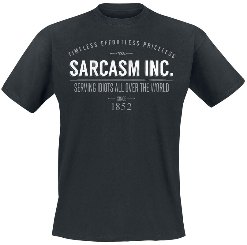 gothicana by emp "Sarcasm Inc." T-Shirt black by Slogans