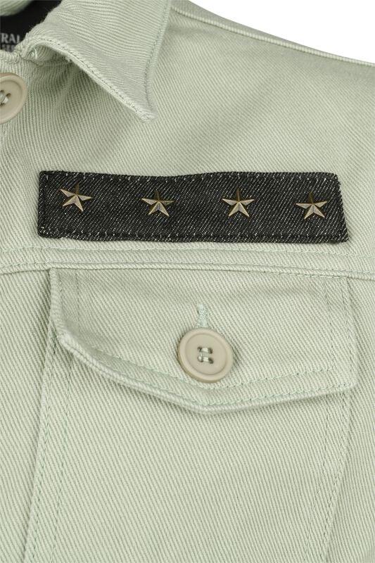 Gothicana By Emp "Saving People Hunting Things" Jeans Jacket Green By Supernatural