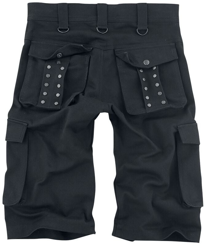 Gothicana By Emp "Saviour" Shorts Black By Gothicana By EMP