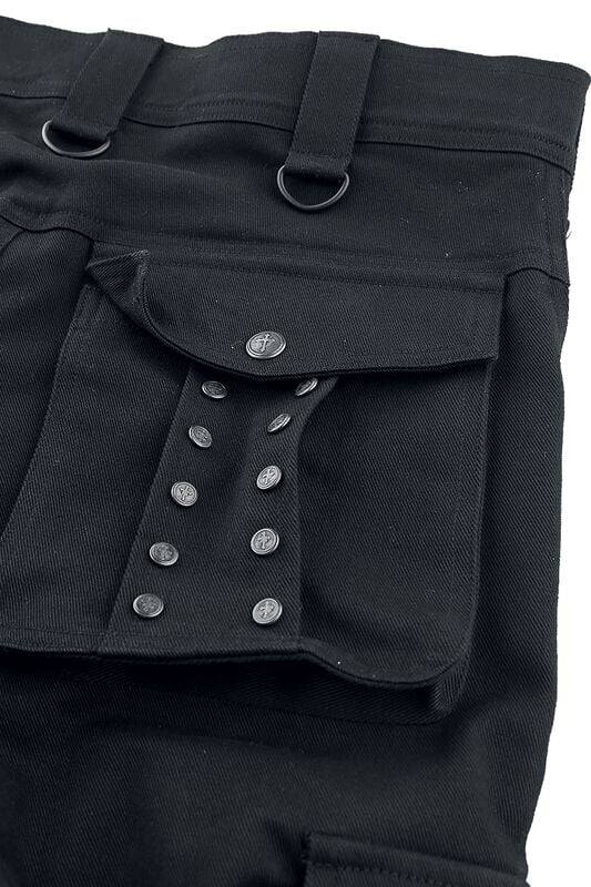 Gothicana By Emp "Saviour" Shorts Black By Gothicana By EMP