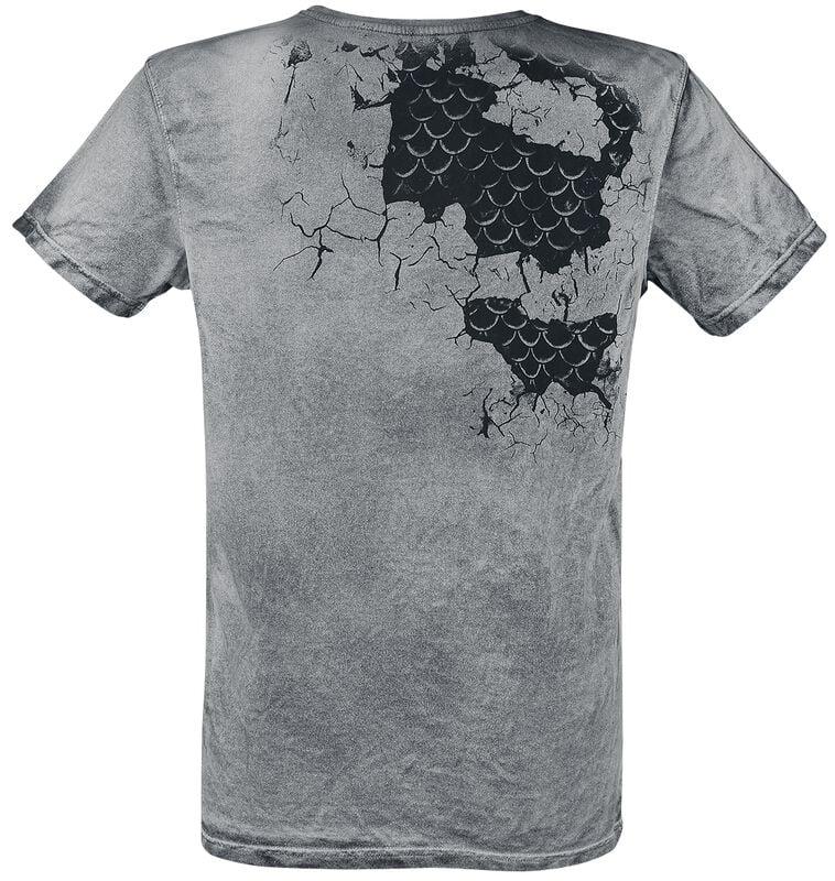 Gothicana By Emp "Scales Inside" T-Shirt Grey By Outer Vision