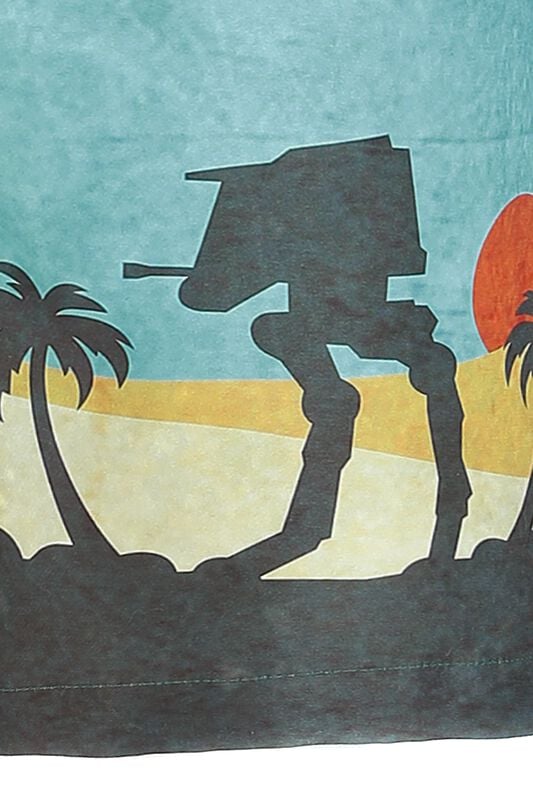 Gothicana By Emp "Scarif Surf" Swim Shorts Multicolour By Star Wars