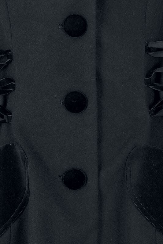 Gothicana By Emp "Scarlett Coat" Coats Black By Hell Bunny