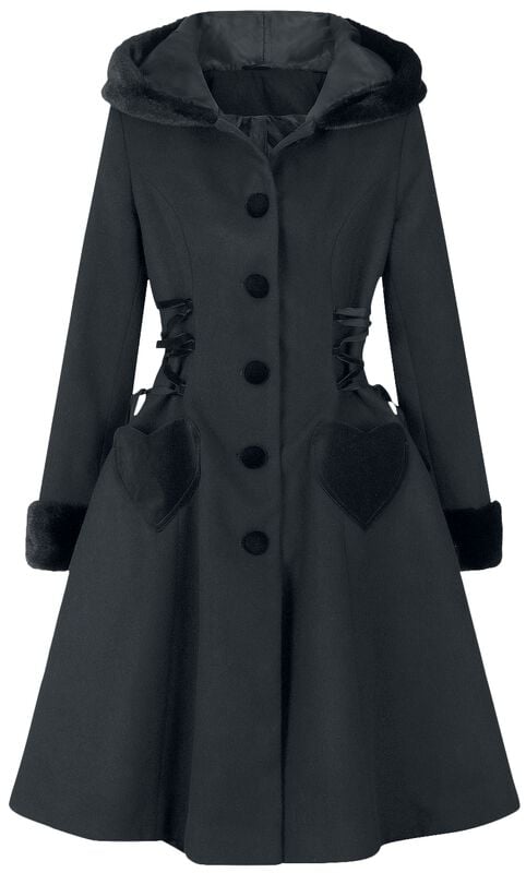 gothicana by emp "Scarlett Coat" Coats black by Hell Bunny