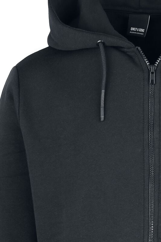 Gothicana By Emp "Sceres Life Zip Thr. Hoodie" Hoodie Jacket Black By ONLY And SONS