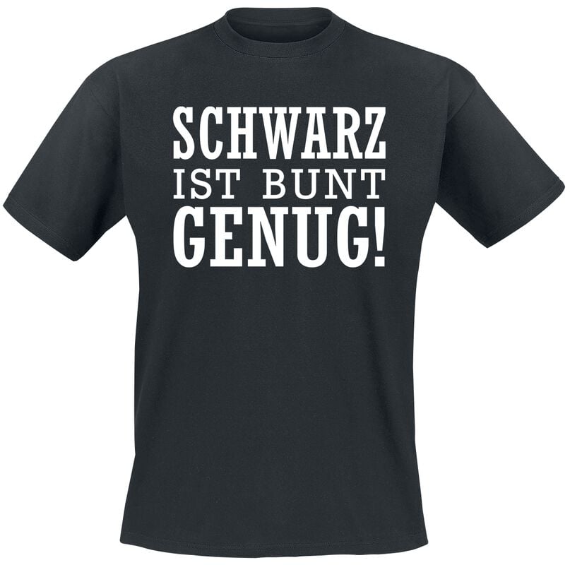 gothicana by emp "Schwarz ist bunt genug" T-Shirt black by Slogans