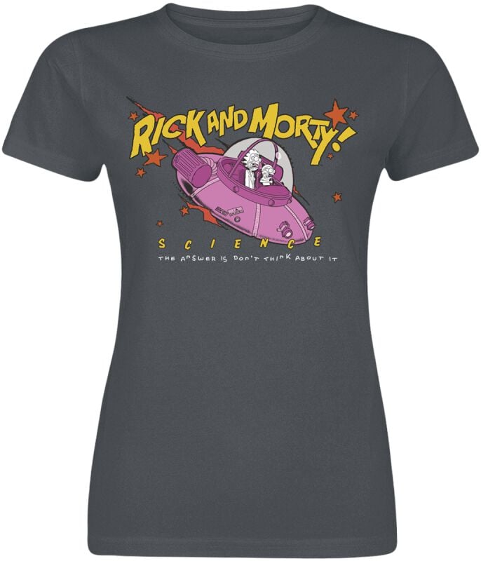 gothicana by emp "Science" T-Shirt dark grey by Rick And Morty