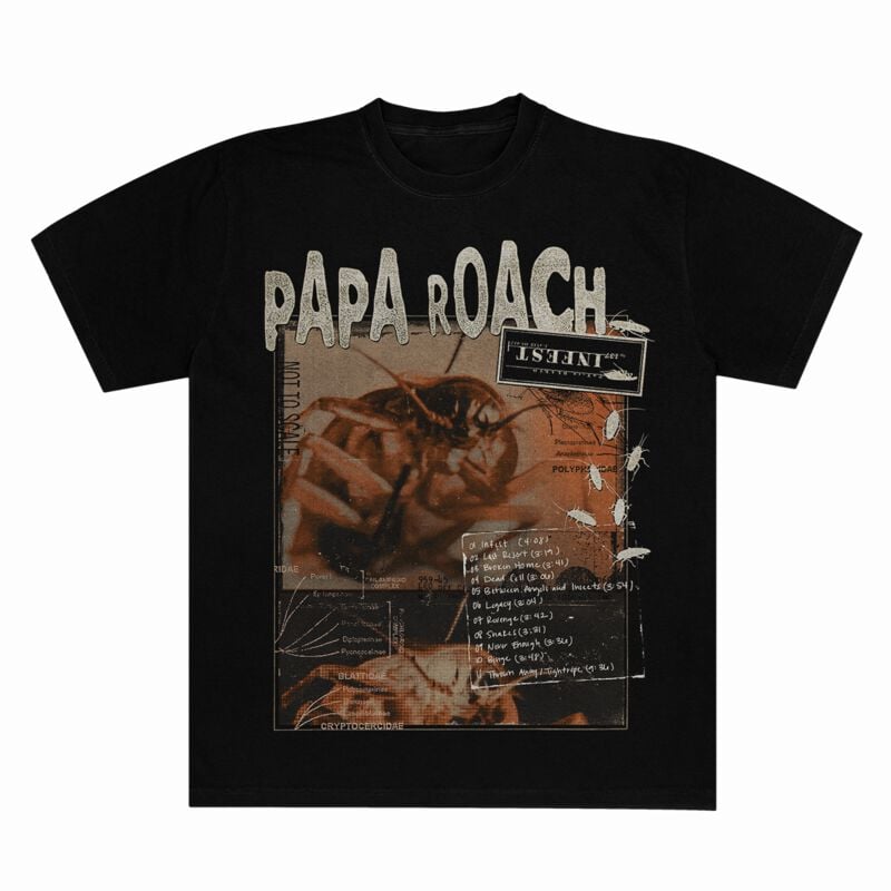 gothicana by emp "Scraps" T-Shirt black by Papa Roach