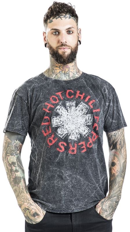 Gothicana By Emp "Scratch Logo" T-Shirt Black By Red Hot Chili Peppers
