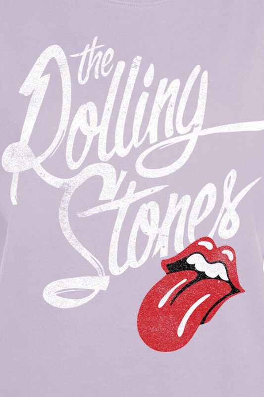 Gothicana By Emp "Script" T-Shirt Lilac By The Rolling Stones