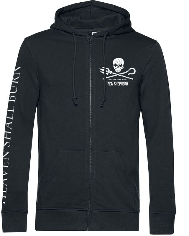 gothicana by emp "Sea Shepherd Cooperation - For The Oceans" Hoodie Jacket black by Heaven Shall Burn