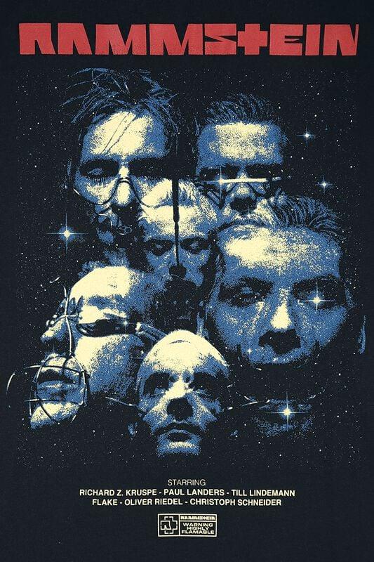 Gothicana By Emp "Sehnsucht Movie" T-Shirt Black By Rammstein
