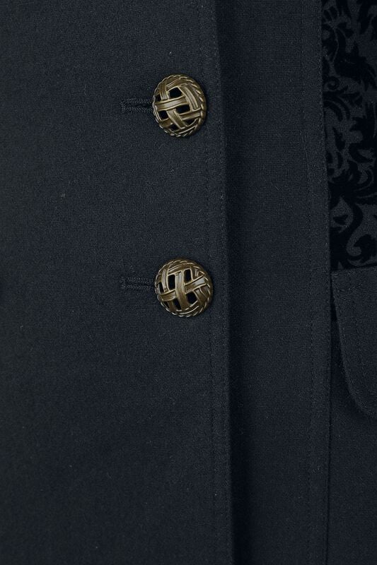 Gothicana By Emp "Semjasa" Short Coat Black By Gothicana By EMP