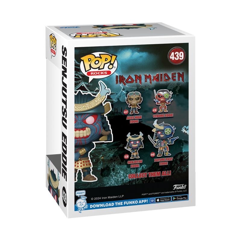 Gothicana By Emp "Senjutsu Eddie Rocks Vinyl Figur 439" Funko Pop Multicolour By Iron Maiden