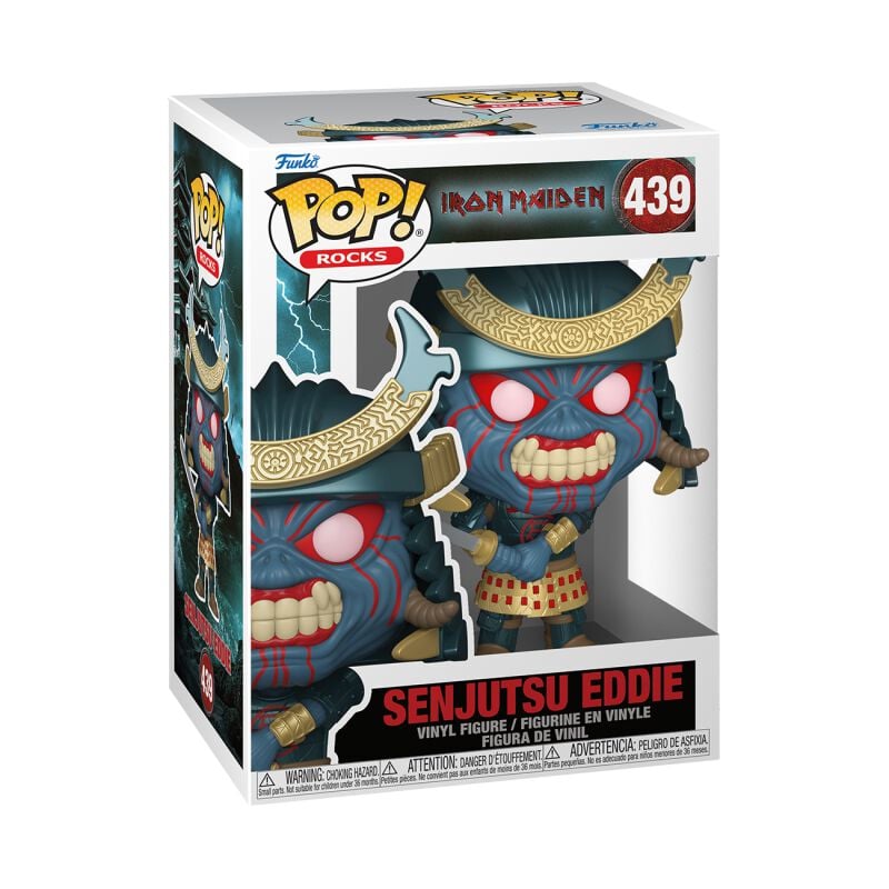 gothicana by emp "Senjutsu Eddie Rocks Vinyl Figur 439" Funko Pop multicolour by Iron Maiden