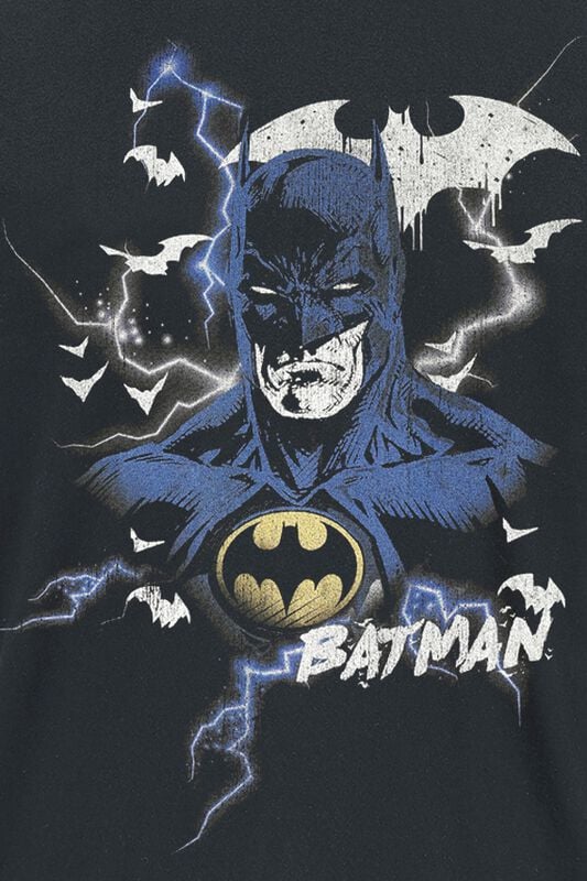 Gothicana By Emp "Serious Face" T-Shirt Black By Batman