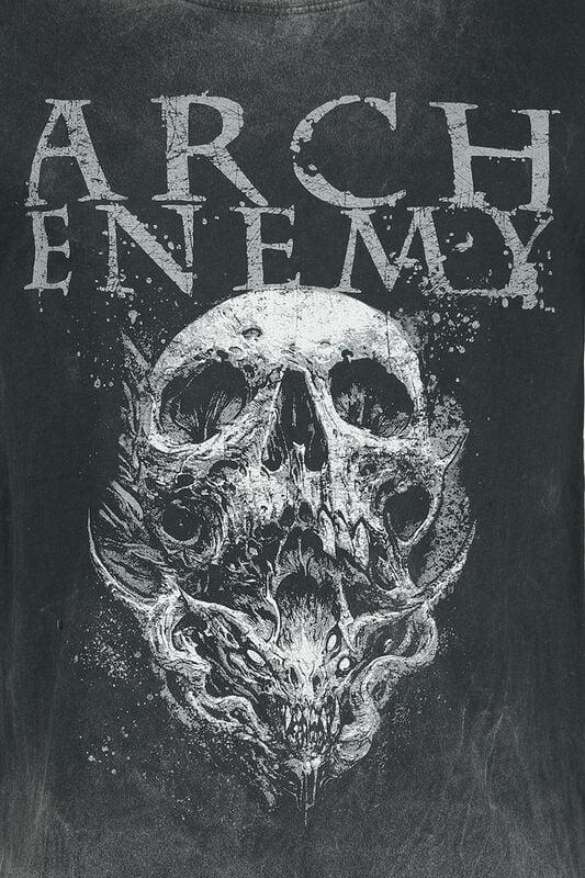 Gothicana By Emp "Set The Flames" T-Shirt Grey By Arch Enemy