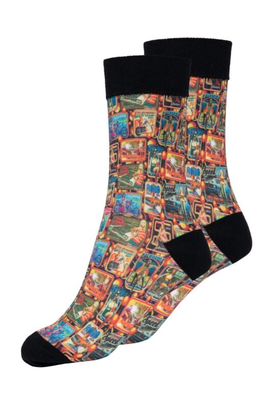gothicana by emp "Seventies Socks" Socks black by King Kerosin