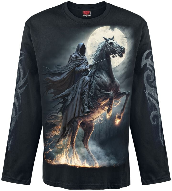 gothicana by emp "Shadow Rider" Long-sleeve Shirt black by Spiral