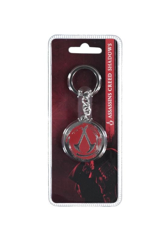 Gothicana By Emp "Shadows Metal Logo" Keyring Pendant Silver-coloured By Assassin's Creed