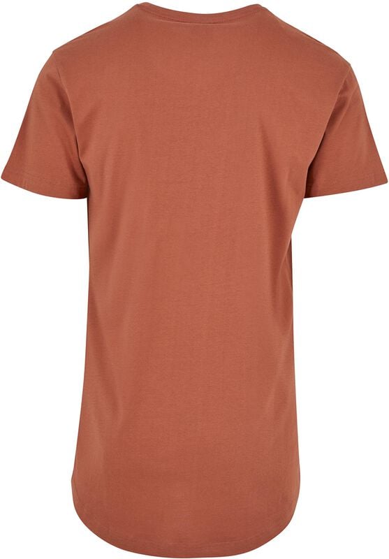 Gothicana By Emp "Shaped Long Tee" T-Shirt Brown By Urban Classics