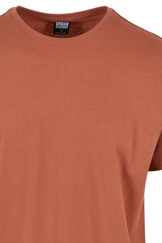 Gothicana By Emp "Shaped Long Tee" T-Shirt Brown By Urban Classics