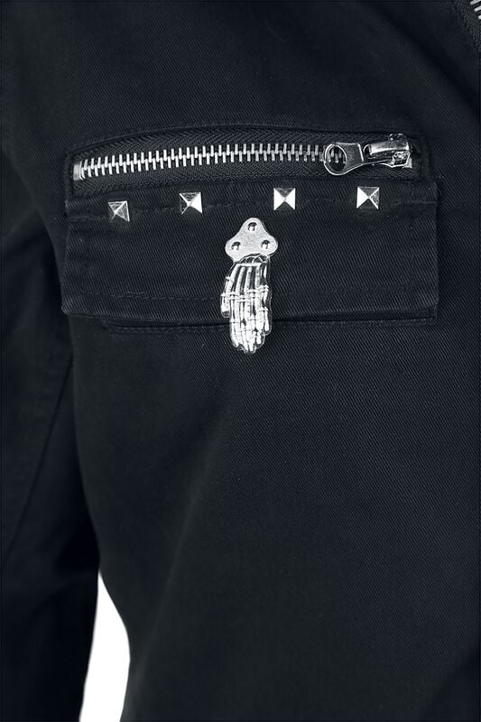 Gothicana By Emp "She Rules" Winter Jacket Black By Full Volume By EMP