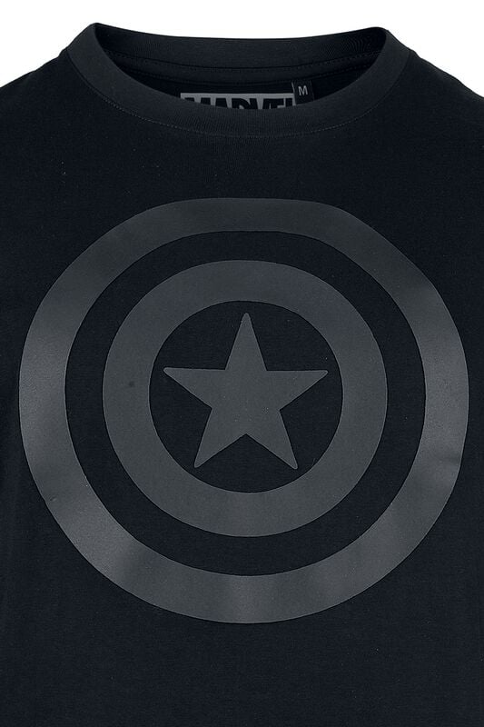 Gothicana By Emp "Shield Logo" T-Shirt Black By Captain America