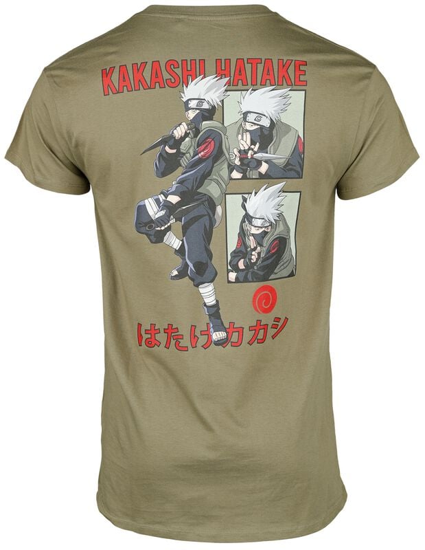 Gothicana By Emp "Shinobi Of Konohagakure" T-Shirt Khaki By Naruto