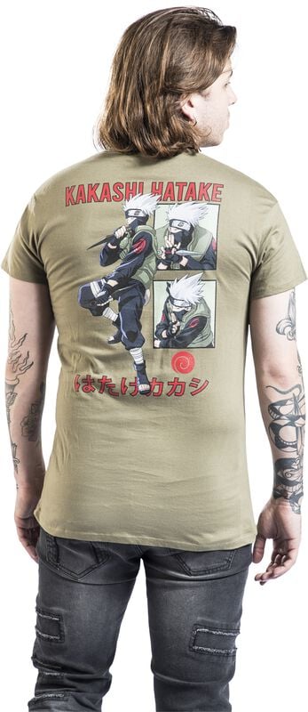 Gothicana By Emp "Shinobi Of Konohagakure" T-Shirt Khaki By Naruto