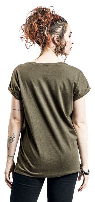 Gothicana By Emp "Shire Food" T-Shirt Olive By The Lord Of The Rings