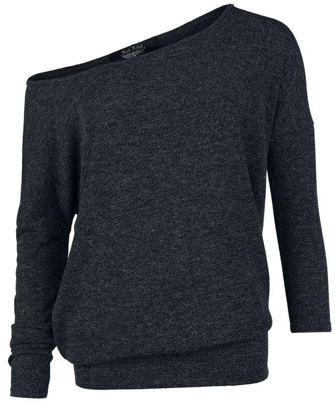 Gothicana By Emp "Shirt With Harness Detail On Back" Long-sleeve Shirt Black By Rock Rebel By EMP